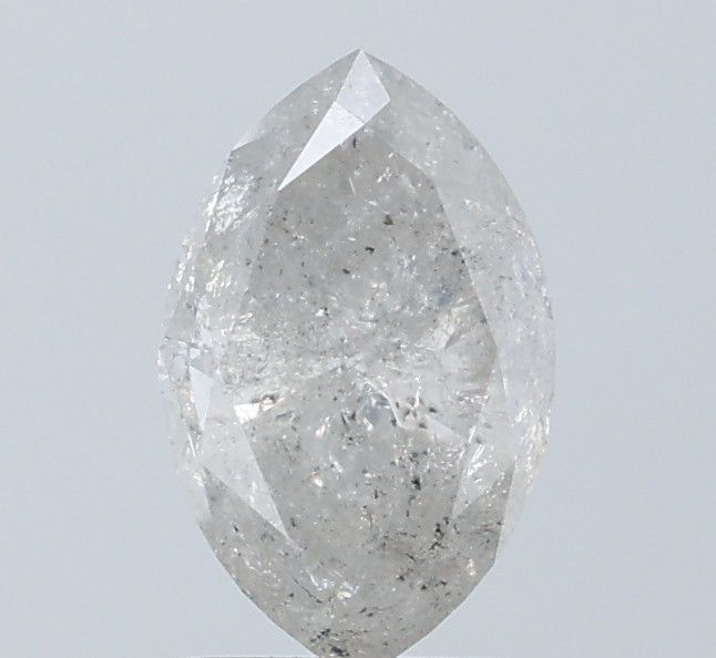 1.61 ct Marquise Salt and Pepper Natural Diamond, I3