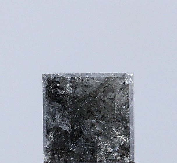 0.86 ct Princess Salt and Pepper Natural Diamond, I3