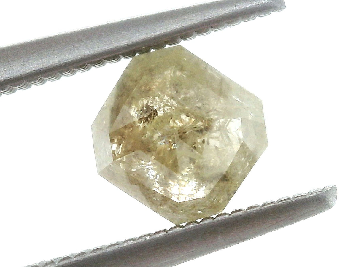 1.03 ct Radiant Salt and Pepper Natural Diamond