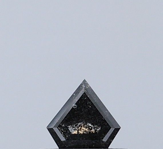0.22 ct Shield Salt and Pepper Natural Diamond, I3