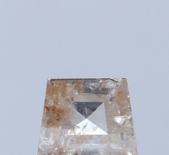 0.42 ct Trapezoid Salt and Pepper Natural Diamond, I3