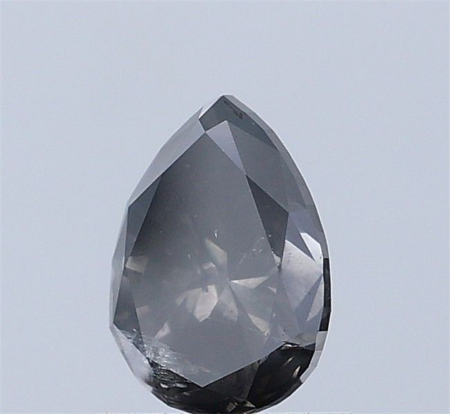 1.16 ct Pear Salt and Pepper Natural Diamond, I3