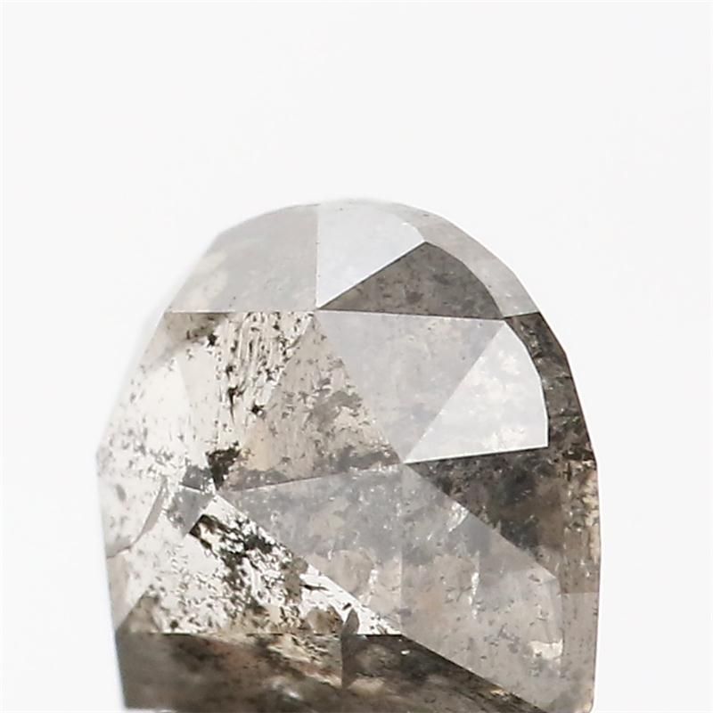 1.60 ct Half Moon Salt and Pepper Natural Diamond, I3