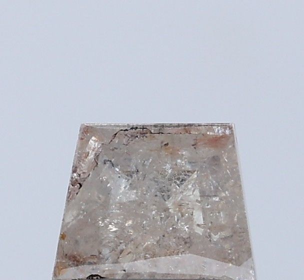 0.94 ct Trapezoid Salt and Pepper Natural Diamond, I3