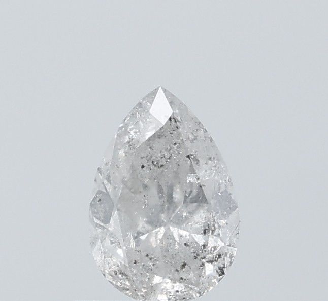 0.65 ct Pear Salt and Pepper Natural Diamond, I3