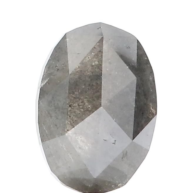 1.60 ct Oval Salt and Pepper Natural Diamond, I3