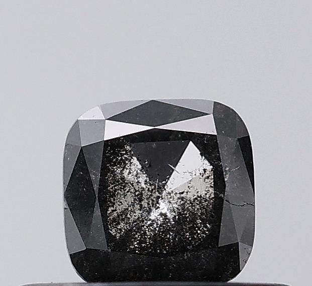 0.34 ct Cushion Salt and Pepper Natural Diamond, I3