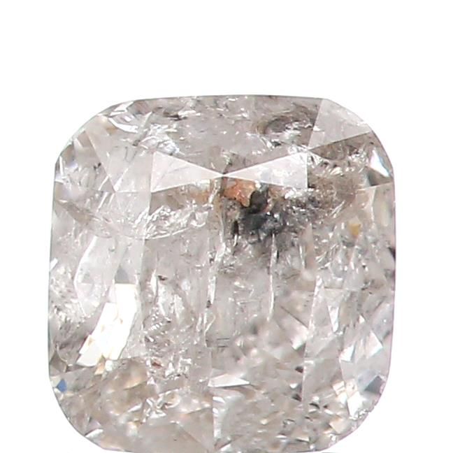 0.97 ct Cushion Salt and Pepper Natural Diamond, I2
