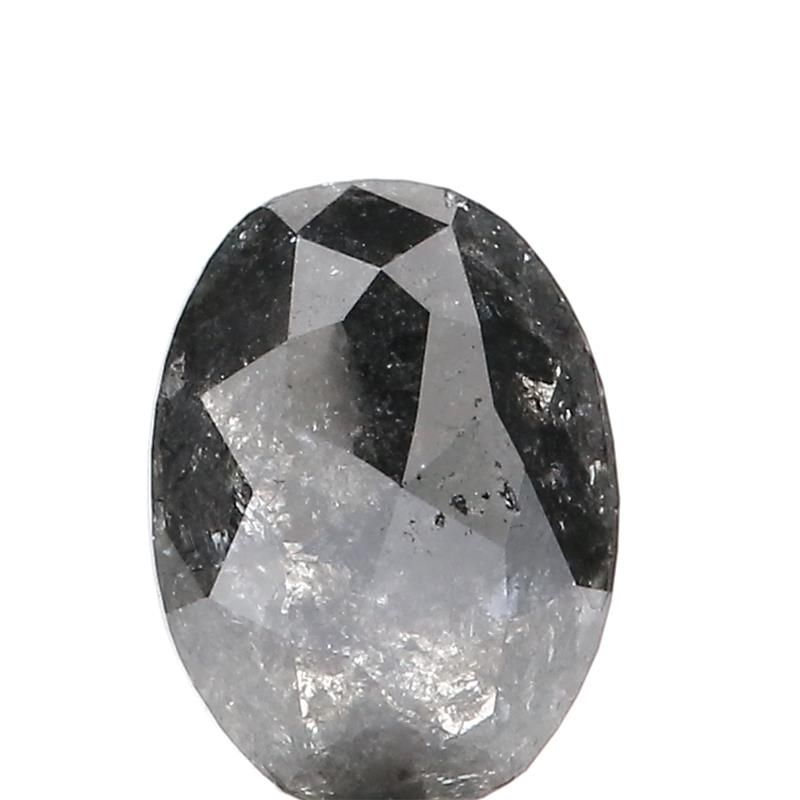 1.39 ct Oval Salt and Pepper Natural Diamond, I3