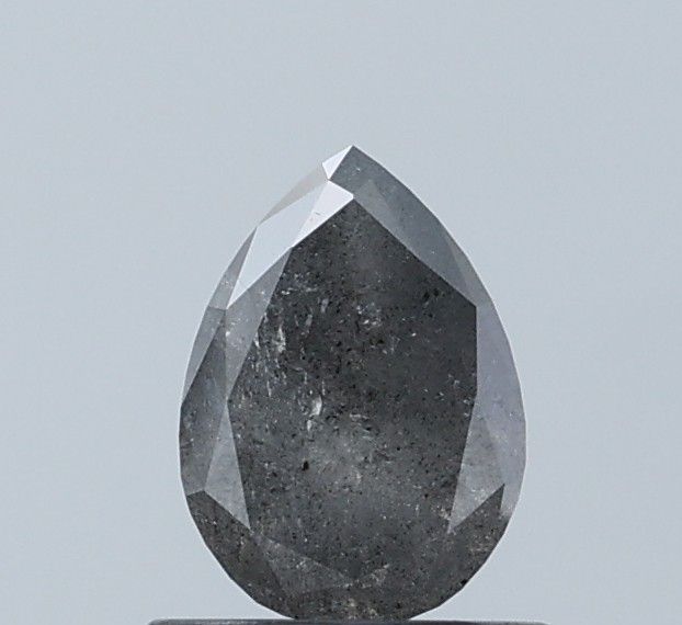 0.79 ct Pear Salt and Pepper Natural Diamond, I3