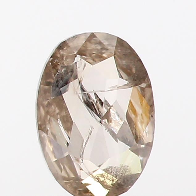 0.39 ct Oval Salt and Pepper Natural Diamond, I3