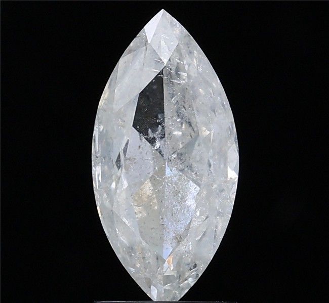 1.91 ct Marquise Salt and Pepper Natural Diamond, I3