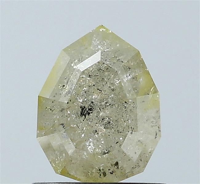 0.92 ct Pear Salt and Pepper Natural Diamond, I3