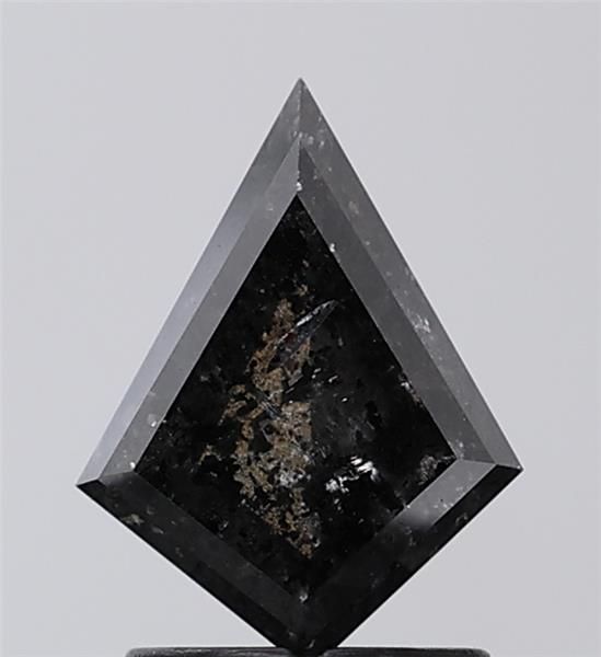 1.33 ct Kite Salt and Pepper Natural Diamond, I3