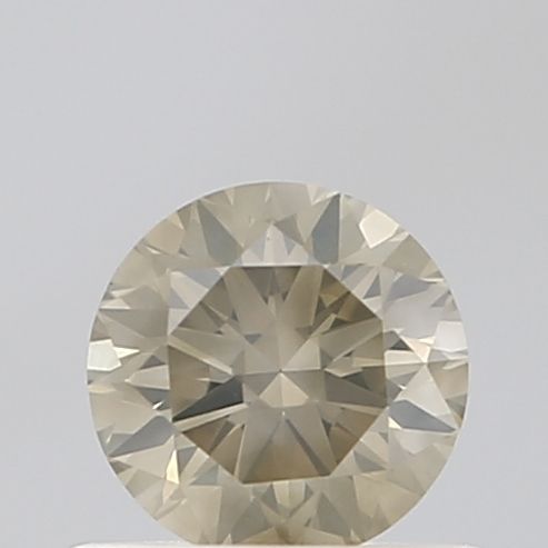 0.50 ct Round Salt and Pepper Natural Diamond, VVS1