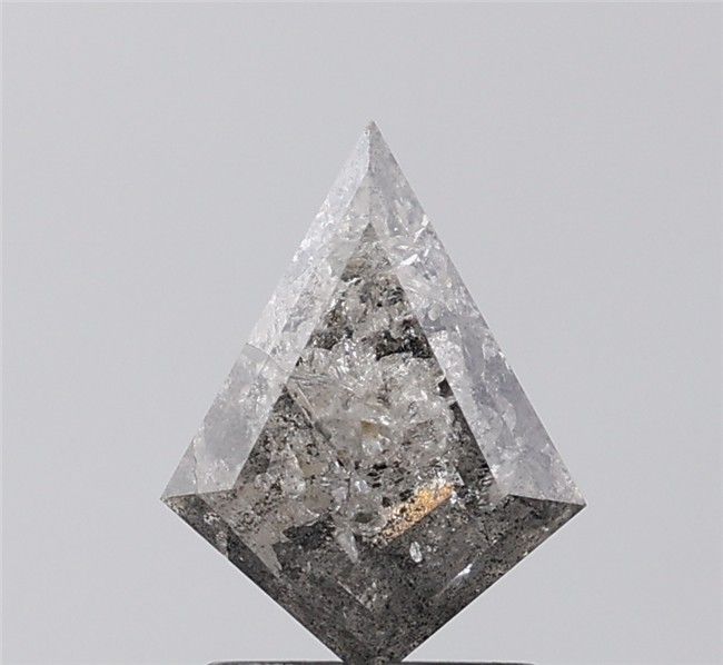 1.67 ct Kite Salt and Pepper Natural Diamond, I3
