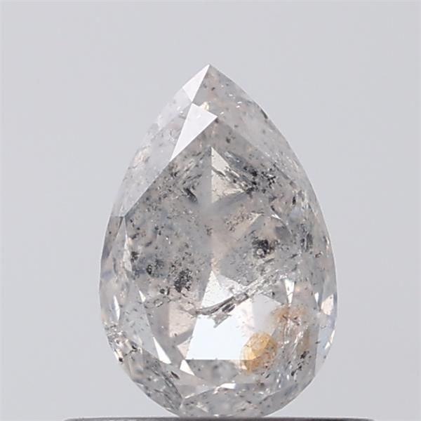 0.72 ct Pear Salt and Pepper Natural Diamond, I3