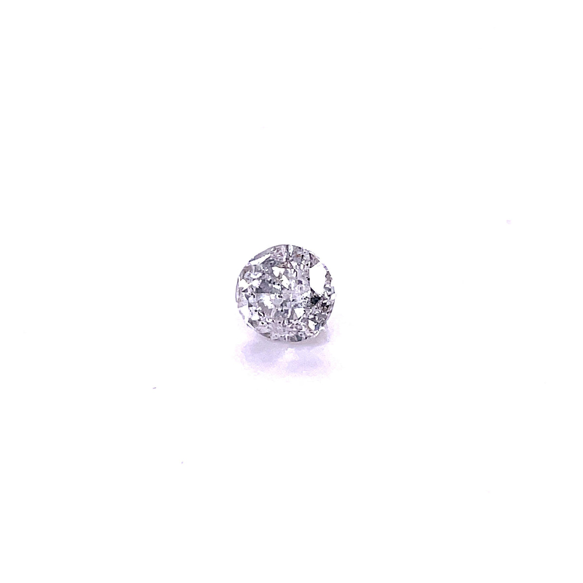 1.00 ct Round Salt and Pepper Natural Diamond