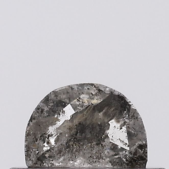 0.29 ct Half Moon Salt and Pepper Natural Diamond, I3