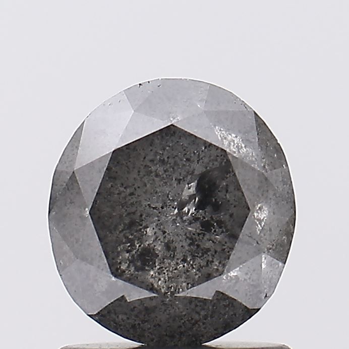 1.62 ct Oval Salt and Pepper Natural Diamond, I3