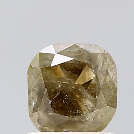 1.10 ct Cushion Salt and Pepper Natural Diamond, VVS2