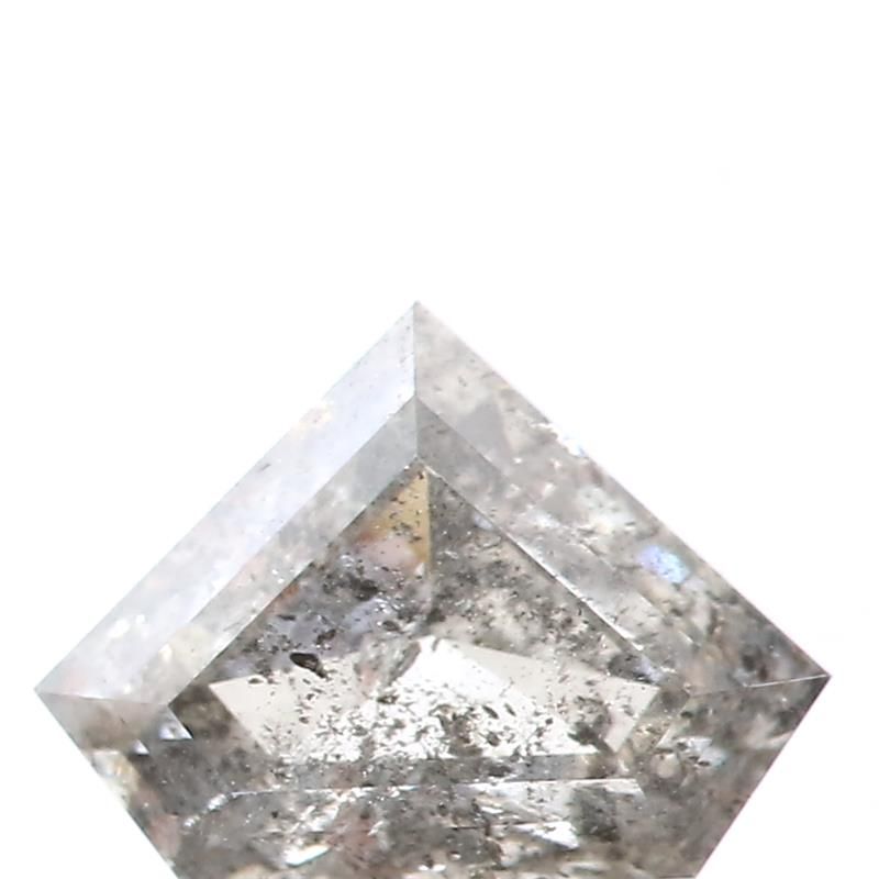 1.25 ct Shield Salt and Pepper Natural Diamond, I3