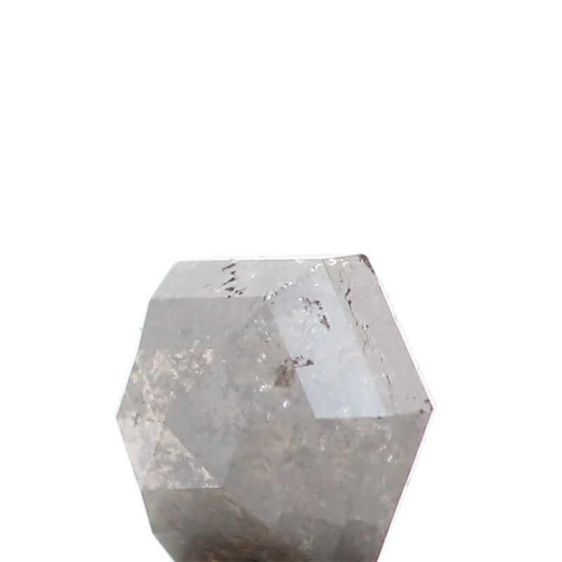 0.98 ct Hexagon Salt and Pepper Natural Diamond, I3