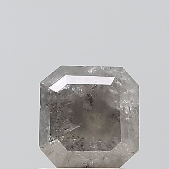1.07 ct Emerald Salt and Pepper Natural Diamond, VVS2