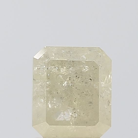 1.98 ct Emerald Salt and Pepper Natural Diamond, VVS2