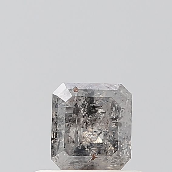 0.49 ct Emerald Salt and Pepper Natural Diamond, VS1