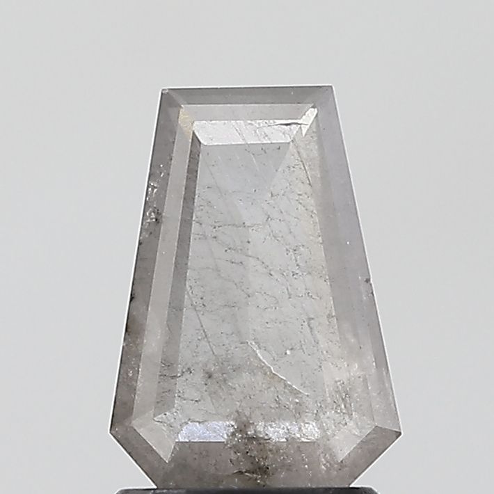 1.00 ct Calf Salt and Pepper Natural Diamond, VVS2