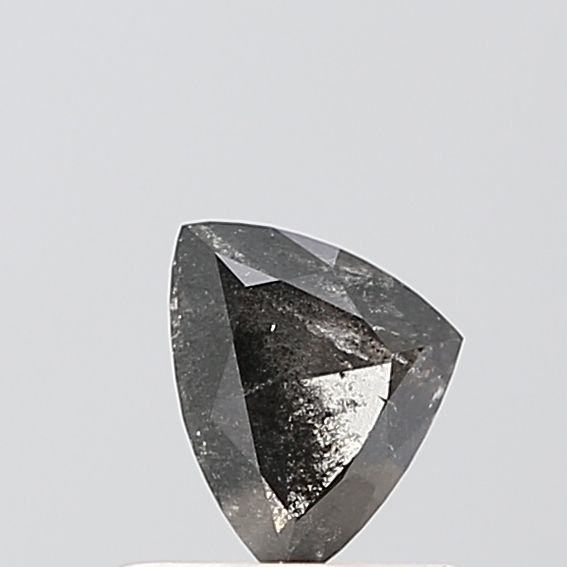 0.45 ct Triangle Salt and Pepper Natural Diamond, VS1