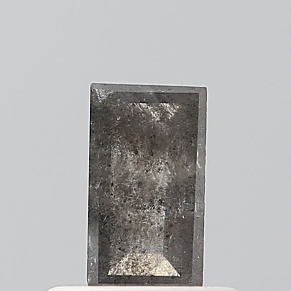 0.42 ct Baguette Salt and Pepper Natural Diamond, VS1