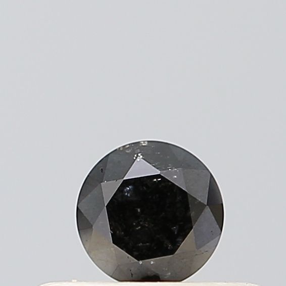 0.20 ct Round Salt and Pepper Natural Diamond, VS2
