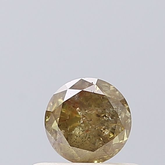 0.50 ct Round Salt and Pepper Natural Diamond, VS2