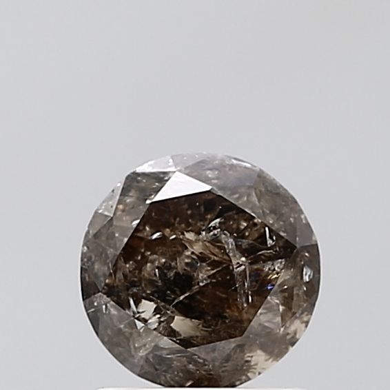 1.05 ct Round Salt and Pepper Natural Diamond, VS1