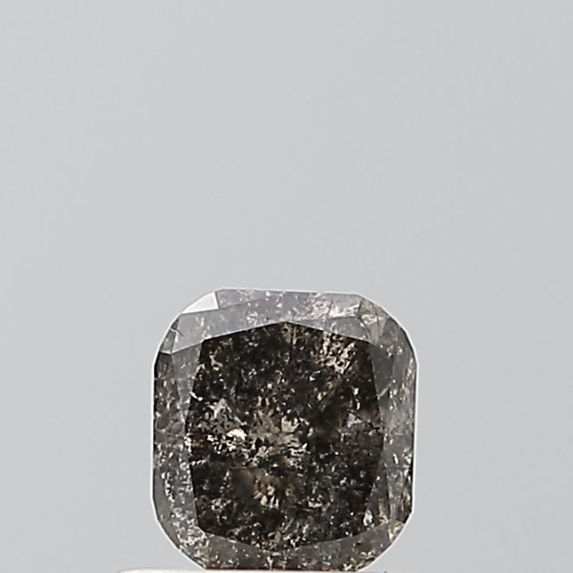 0.58 ct Cushion Salt and Pepper Natural Diamond, VS2