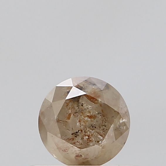 0.34 ct Round Salt and Pepper Natural Diamond, VVS2