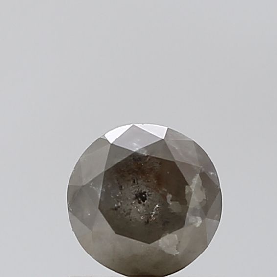 1.14 ct Round Salt and Pepper Natural Diamond, VVS2