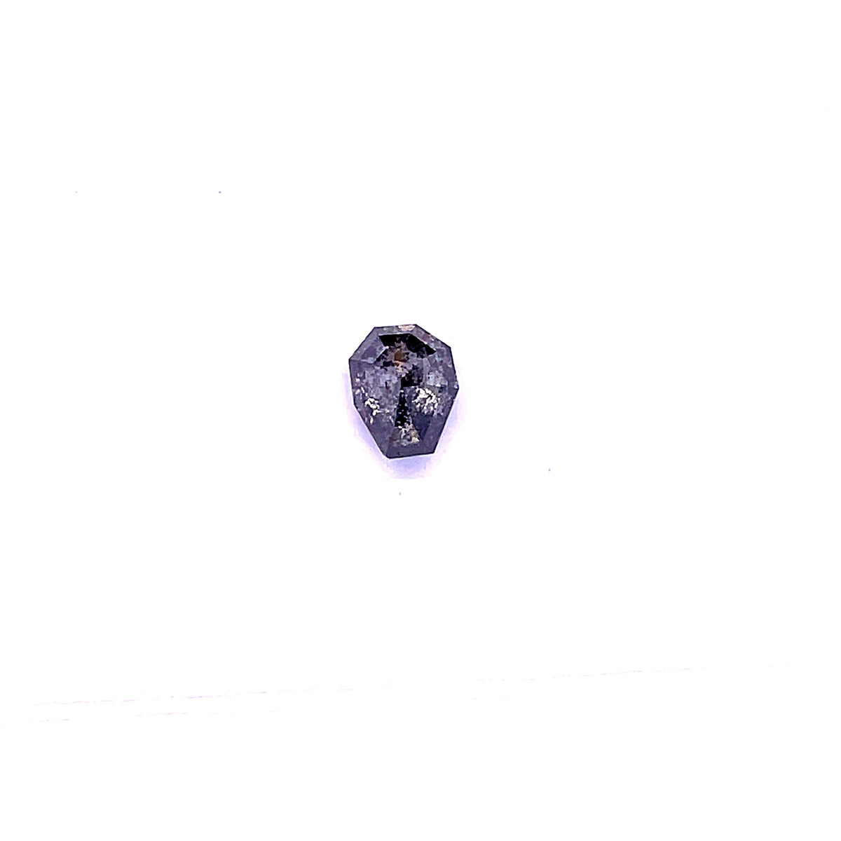 0.72 ct Shield Salt and Pepper Natural Diamond