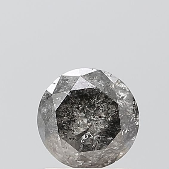 1.40 ct Round Salt and Pepper Natural Diamond, VS1