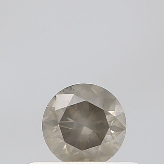 0.31 ct Round Salt and Pepper Natural Diamond, VVS2