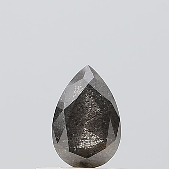 0.52 ct Pear Salt and Pepper Natural Diamond, VVS2