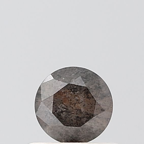 0.36 ct Round Salt and Pepper Natural Diamond, VVS1