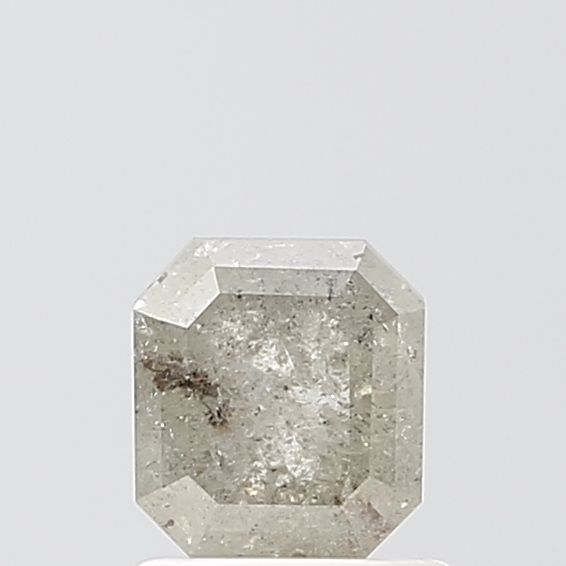 1.04 ct Emerald Salt and Pepper Natural Diamond, VVS2