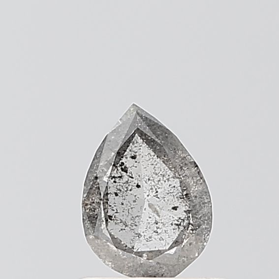 0.37 ct Pear Salt and Pepper Natural Diamond, VVS2