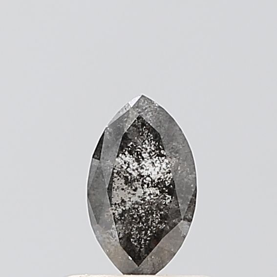 0.44 ct Marquise Salt and Pepper Natural Diamond, VS2