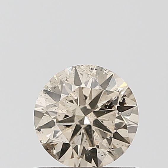 0.51 ct Round Salt and Pepper Natural Diamond, VVS2