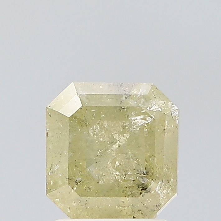 1.72 ct Emerald Salt and Pepper Natural Diamond, VVS2