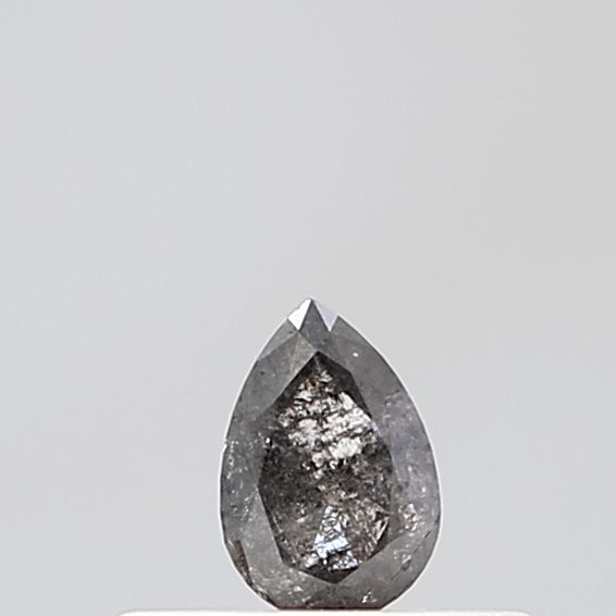 0.20 ct Pear Salt and Pepper Natural Diamond, VVS2